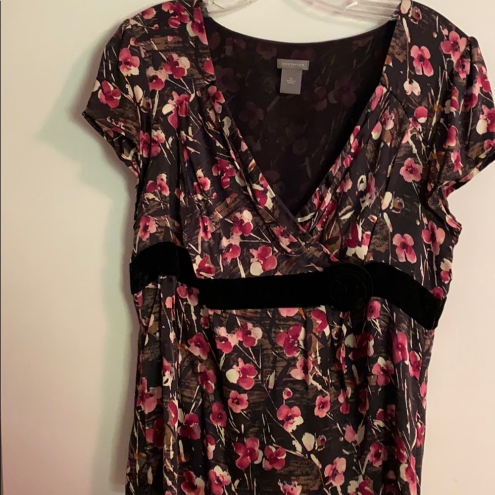 Pretty silk too with velvet sash